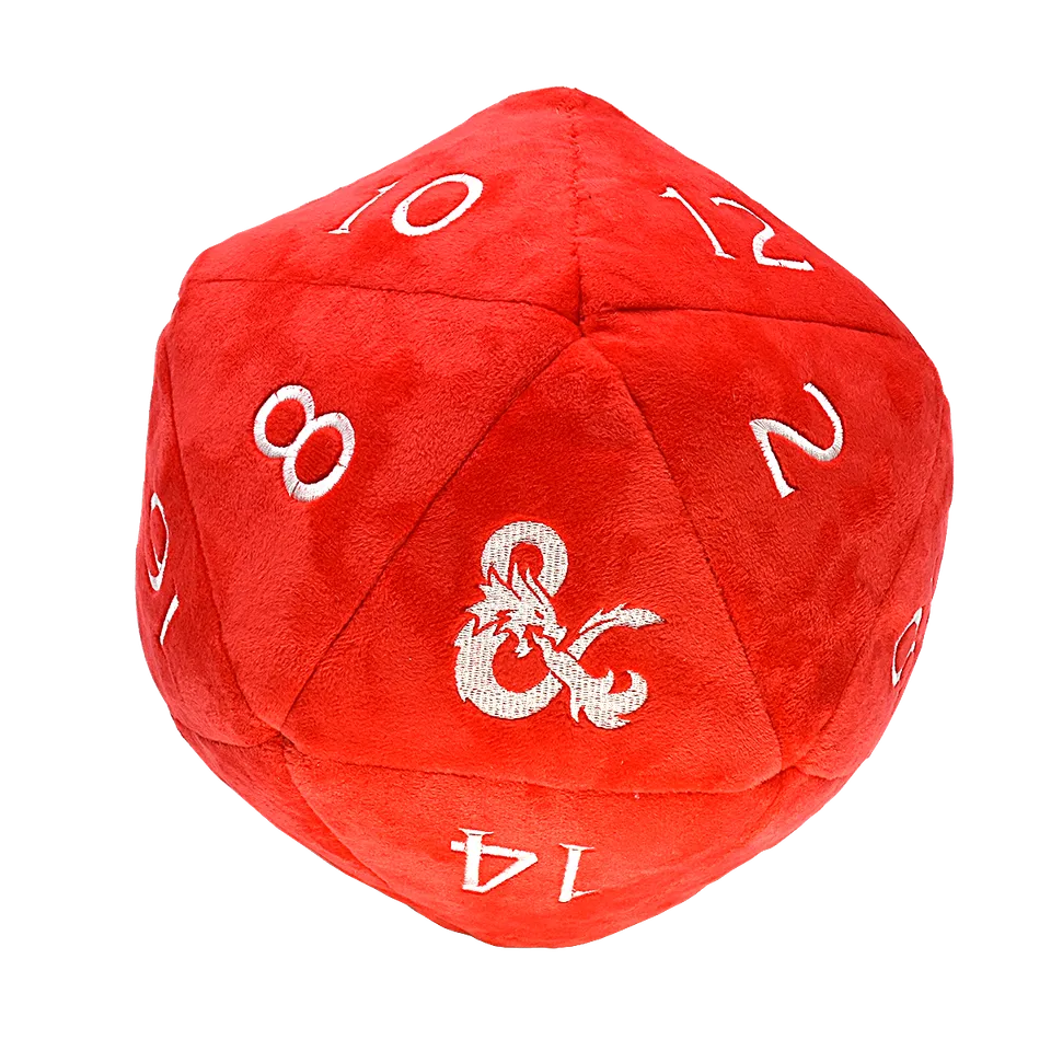 ultra-pro-dungeons-dragons-jumbo-d20-pl-schw-rfel-rot-wei-25-cm image 1
