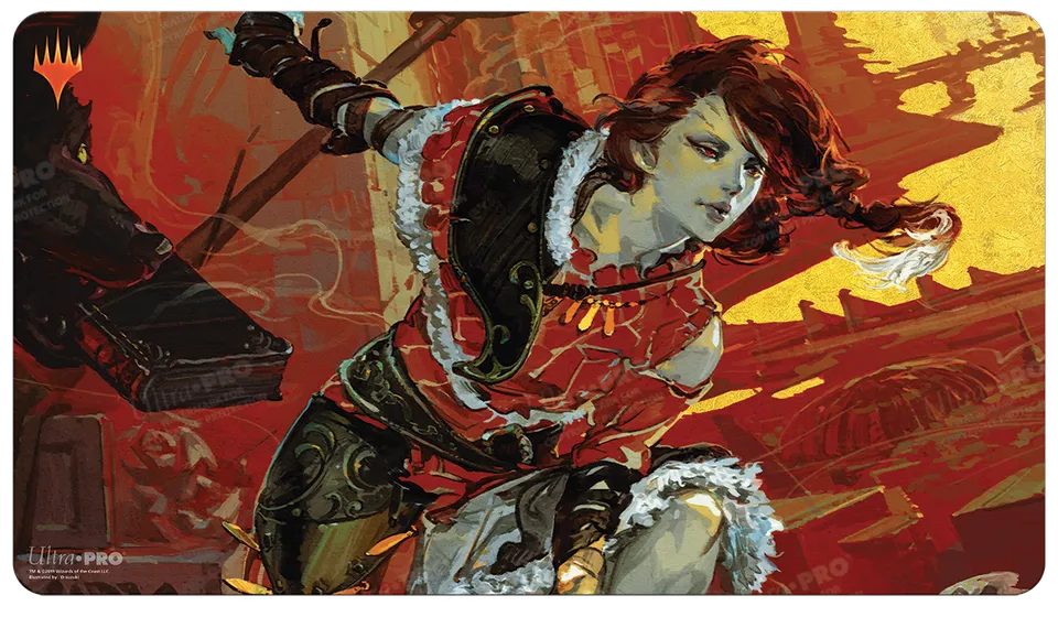 ultra-pro-magic-the-gathering-war-of-the-spark-arlinn-kord-alt-art-playmat image 1