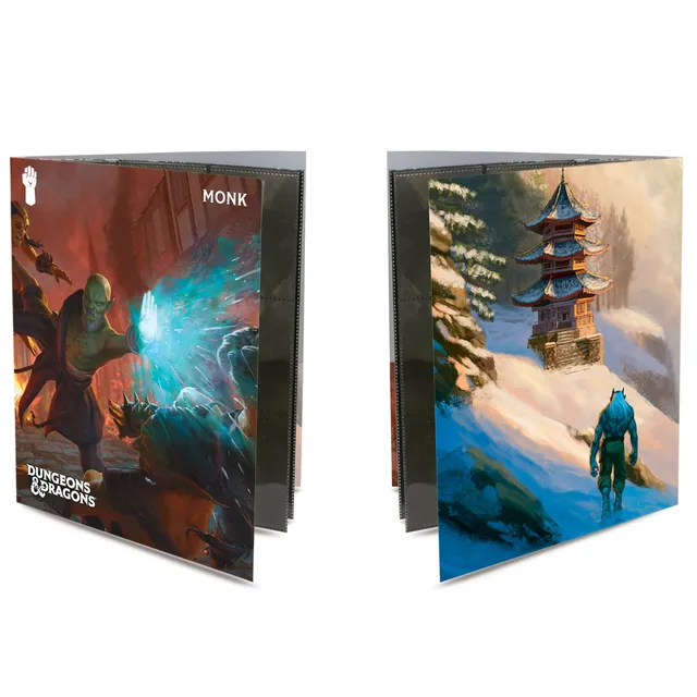 ultra-pro-dungeons-dragons-monk-class-folio-mit-stickern-charaktermappe image 1