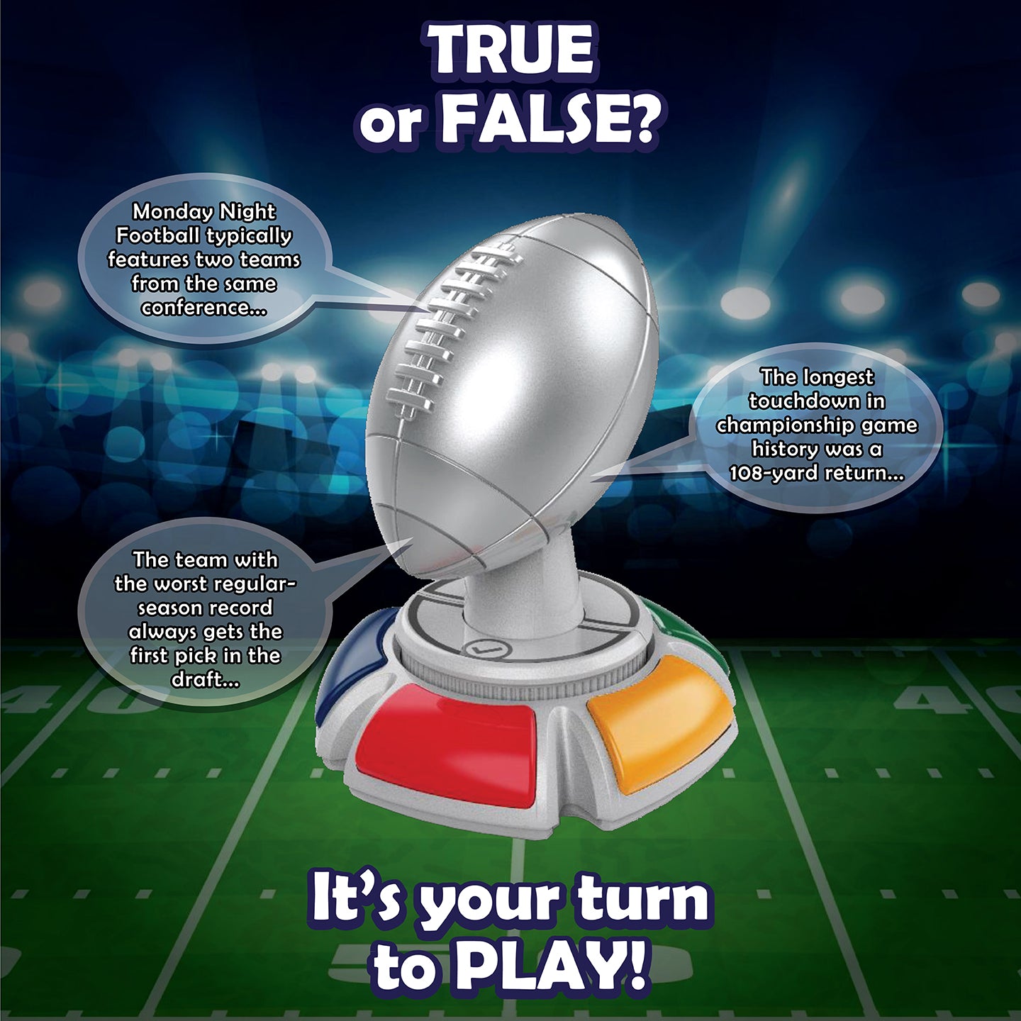 ultra-pro-fanzone-football-trivia-electronic-game-nfl-quiz-spiel image 2