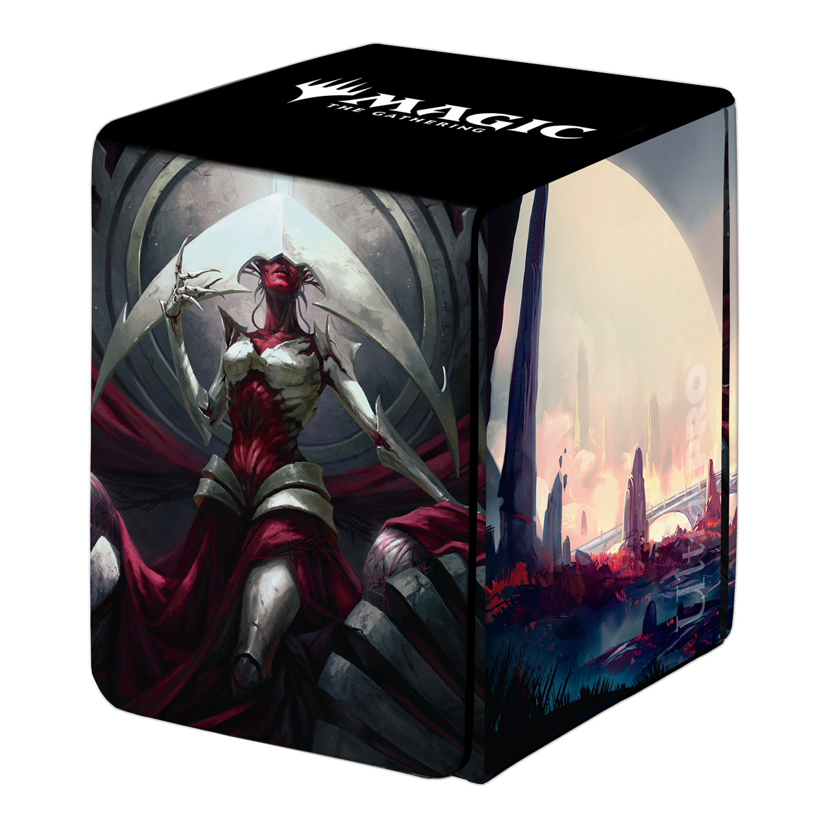 ultra-pro-alcove-flip-deck-box-magic-the-gathering-phyrexia-elesh-norn image 1