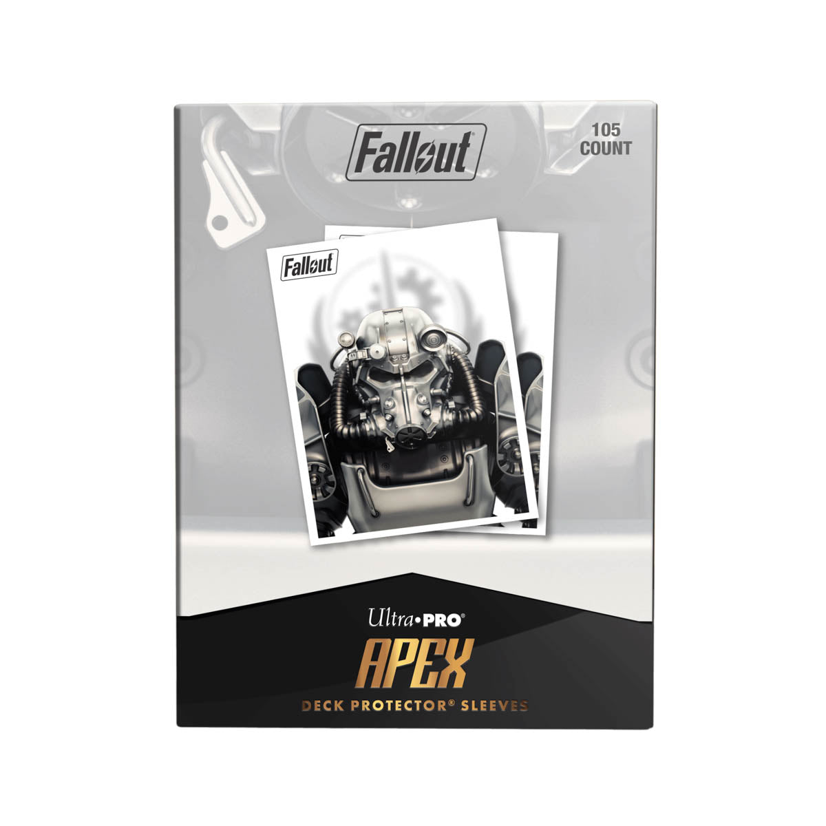 ultra-pro-fallout-brotherhood-of-steel-105ct-apex-deck-protector-sleeves-standar image 4