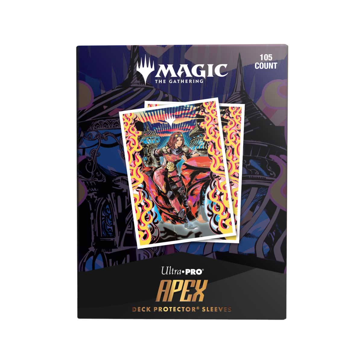 ultra-pro-magic-the-gathering-aetherdrift-chandra-spark-hunter-apex-sleeves-105c image 4