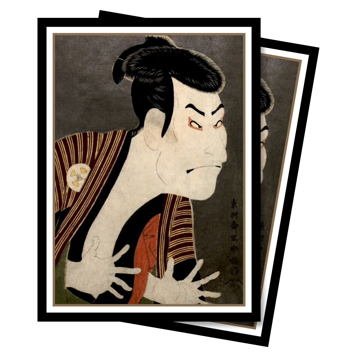 ultra-pro-fine-art-the-actor-toshusai-sharaku-standard-deck-protector-sleeves-65 image 1