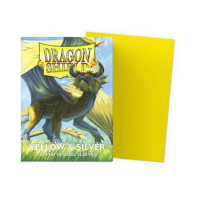 dragon-shield-matte-dual-yellow-silver-kartenh-llen-standard-100-st-ck image 1