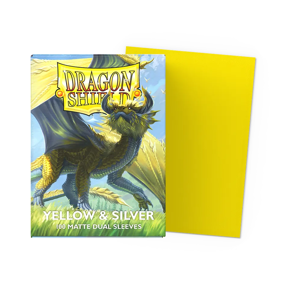dragon-shield-matte-dual-yellow-silver-kartenh-llen-standard-100-st-ck image 1