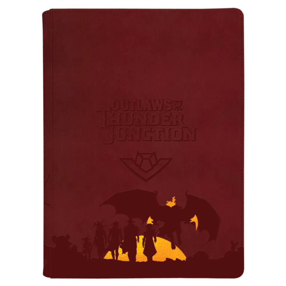 ultra-pro-outlaws-of-thunder-junction-9-pocket-premium-zippered-pro-binder-gang- image 1