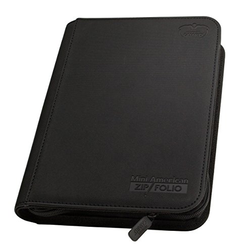 ultimate-guard-mini-american-xenoskin-zipfolio-9-pocket-ordner-schwarz image 2