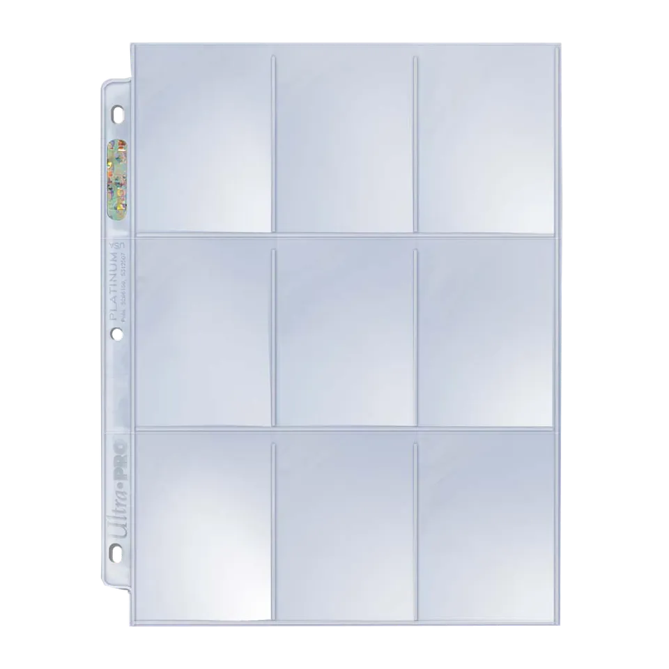 ultra-pro-platinum-series-9-pocket-pages-100er-pack-sammelh-llen-f-r-karten-und- image 1