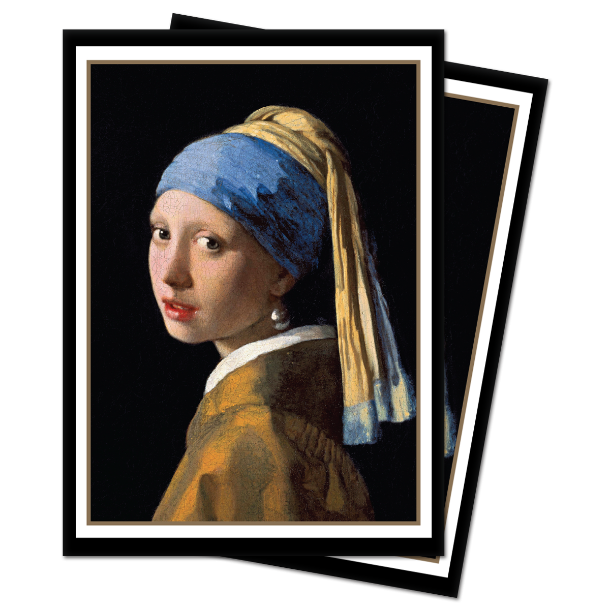 ultra-pro-fine-art-das-m-dchen-mit-dem-perlenohrring-standard-deck-protector-sle image 1