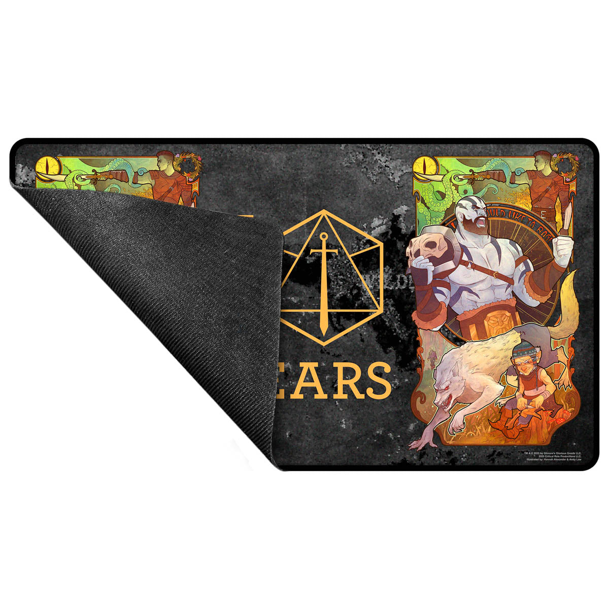 ultra-pro-critical-role-10-year-anniversary-stitched-edge-playmat-travis-willing image 3