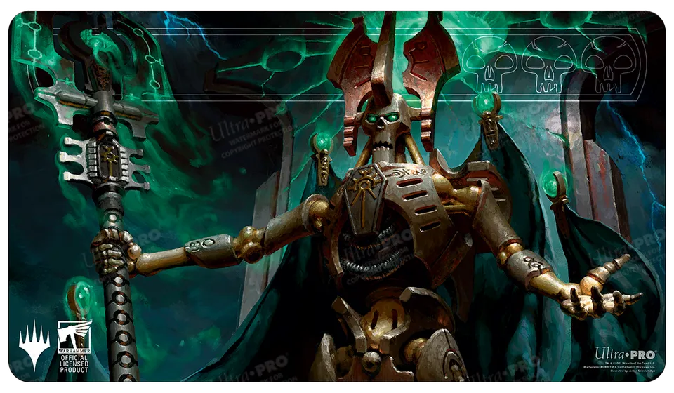 ultra-pro-warhammer-40k-commander-szarekh-the-silent-king-standard-gaming-playma image 1