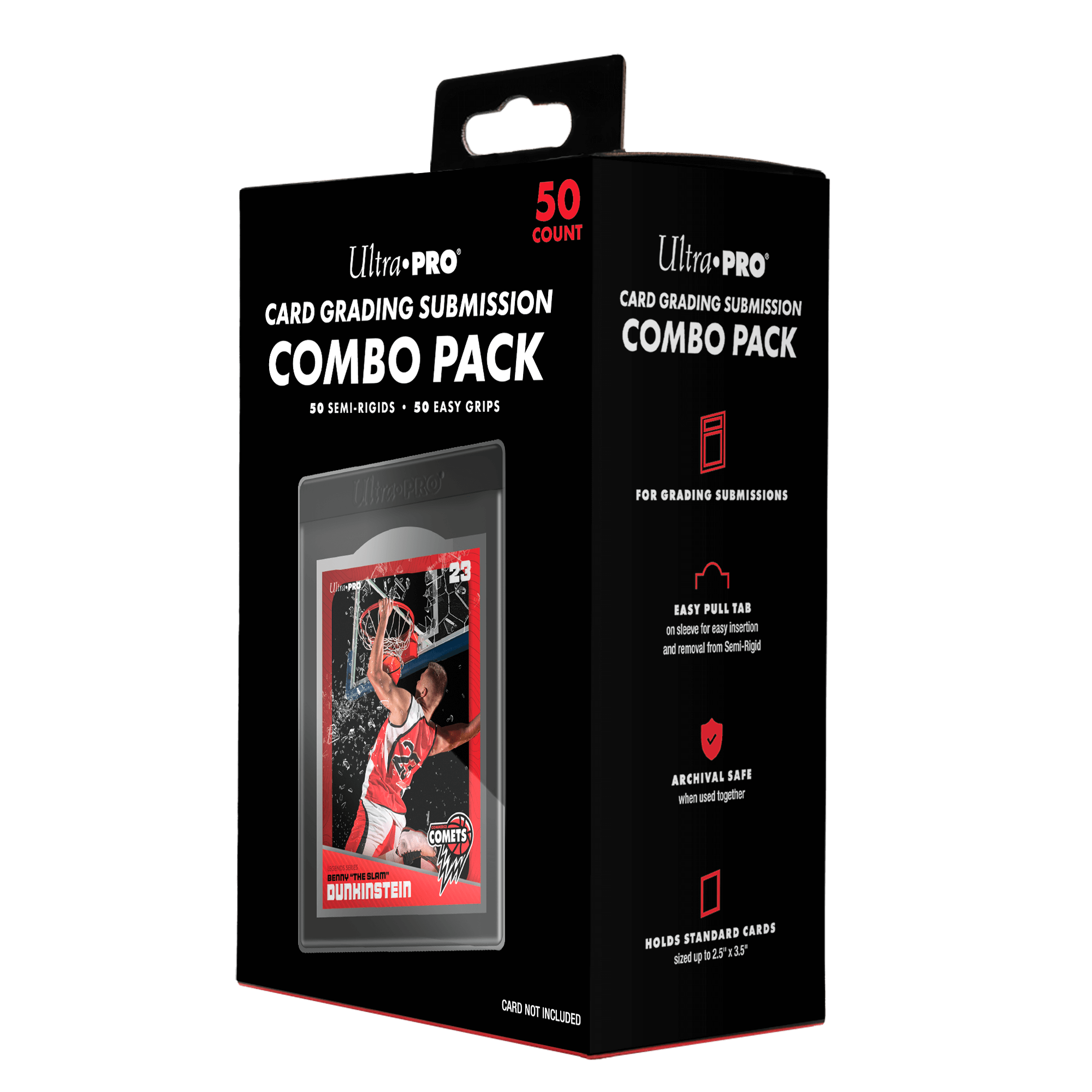 ultra-pro-card-grading-submission-combo-pack-semi-rigids-easy-pull-sleeves-50ct image 2