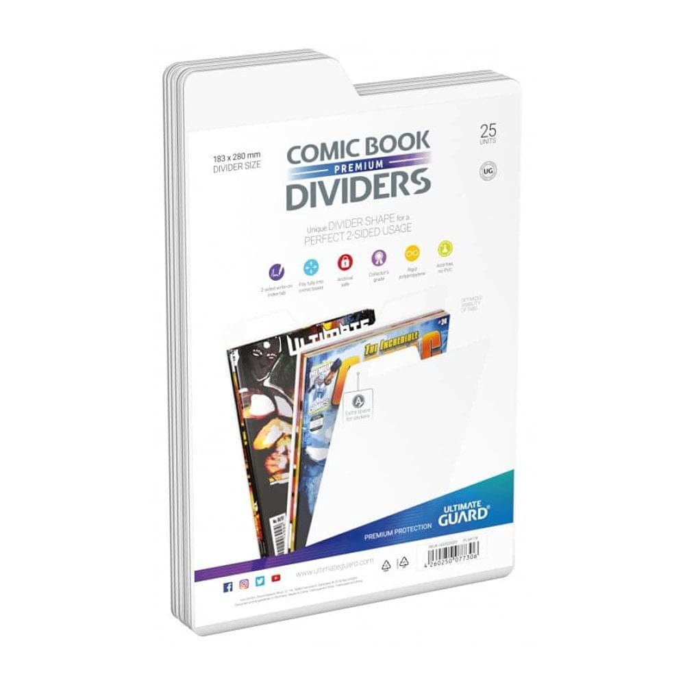 ultimate-guard-premium-comic-book-dividers-25er-pack-schwarz image 2