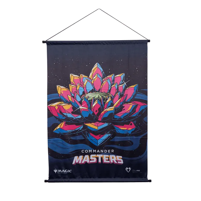 ultra-pro-commander-masters-jeweled-lotus-wall-scroll-f-r-magic-the-gathering image 1
