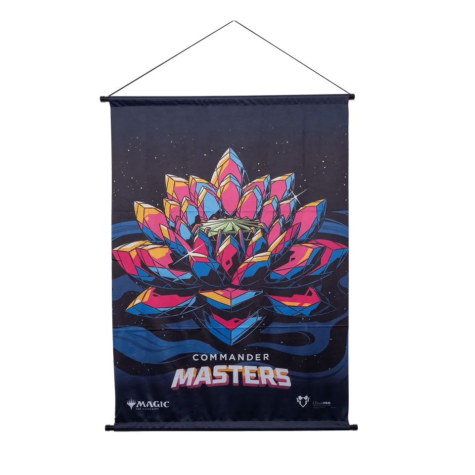 ultra-pro-commander-masters-jeweled-lotus-wall-scroll-f-r-magic-the-gathering image 1