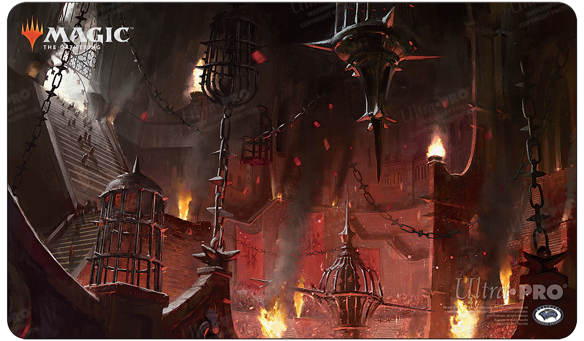 ultra-pro-magic-the-gathering-ravnica-allegiance-rakdos-small-gaming-playmat image 1