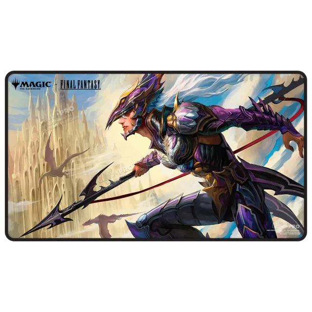 ultra-pro-magic-the-gathering-final-fantasy-kain-black-stitched-playmat image 1