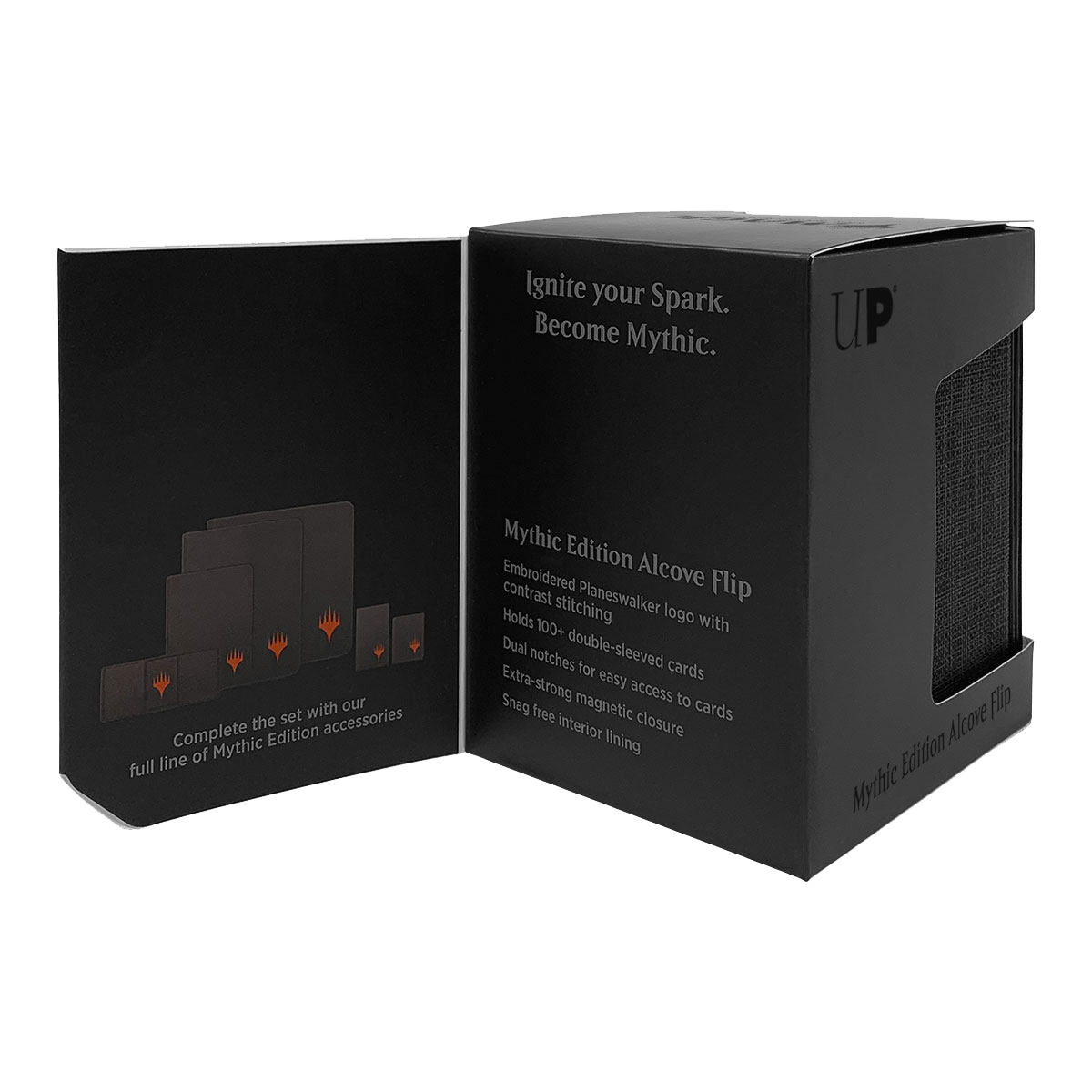 ultra-pro-mythic-edition-alcove-flip-deckbox-schwarz-f-r-100-karten-magic-the-ga image 5