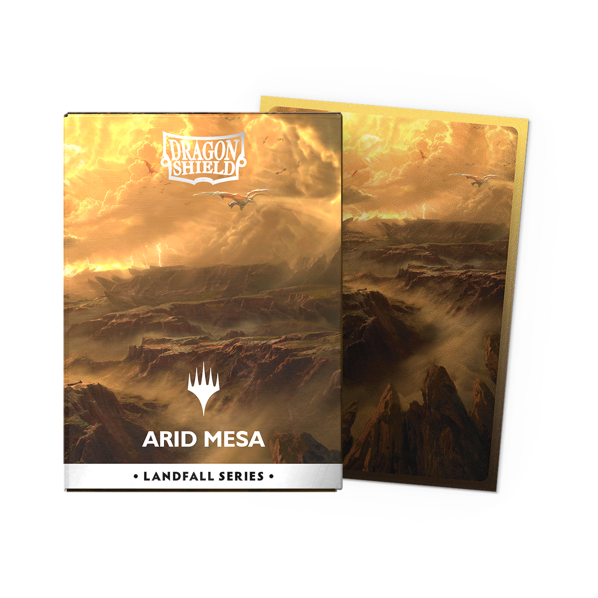 dragon-shield-landfall-series-arid-mesa-matte-dual-art-sleeves-standard-100-st-c image 1