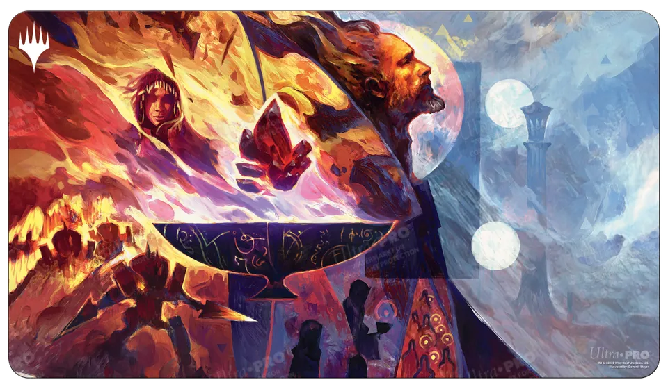 ultra-pro-the-brothers-war-urza-s-command-standard-playmat-f-r-mtg image 1
