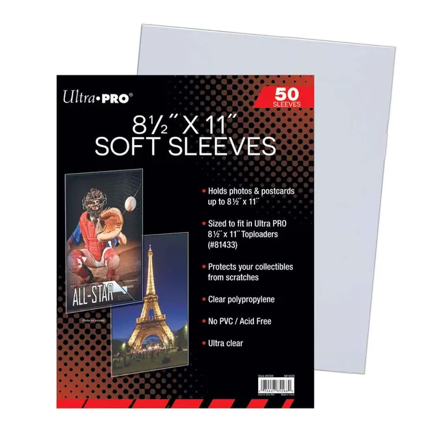 ultra-pro-8-1-2-x-11-soft-sleeves-50ct-f-r-dokumente-und-fotos image 1