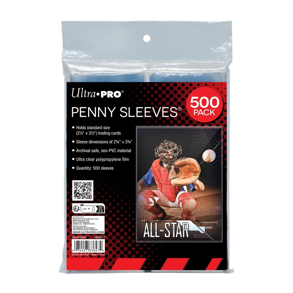 ultra-pro-500ct-penny-sleeves-2-5-x-3-5-soft-trading-card-h-llen image 1
