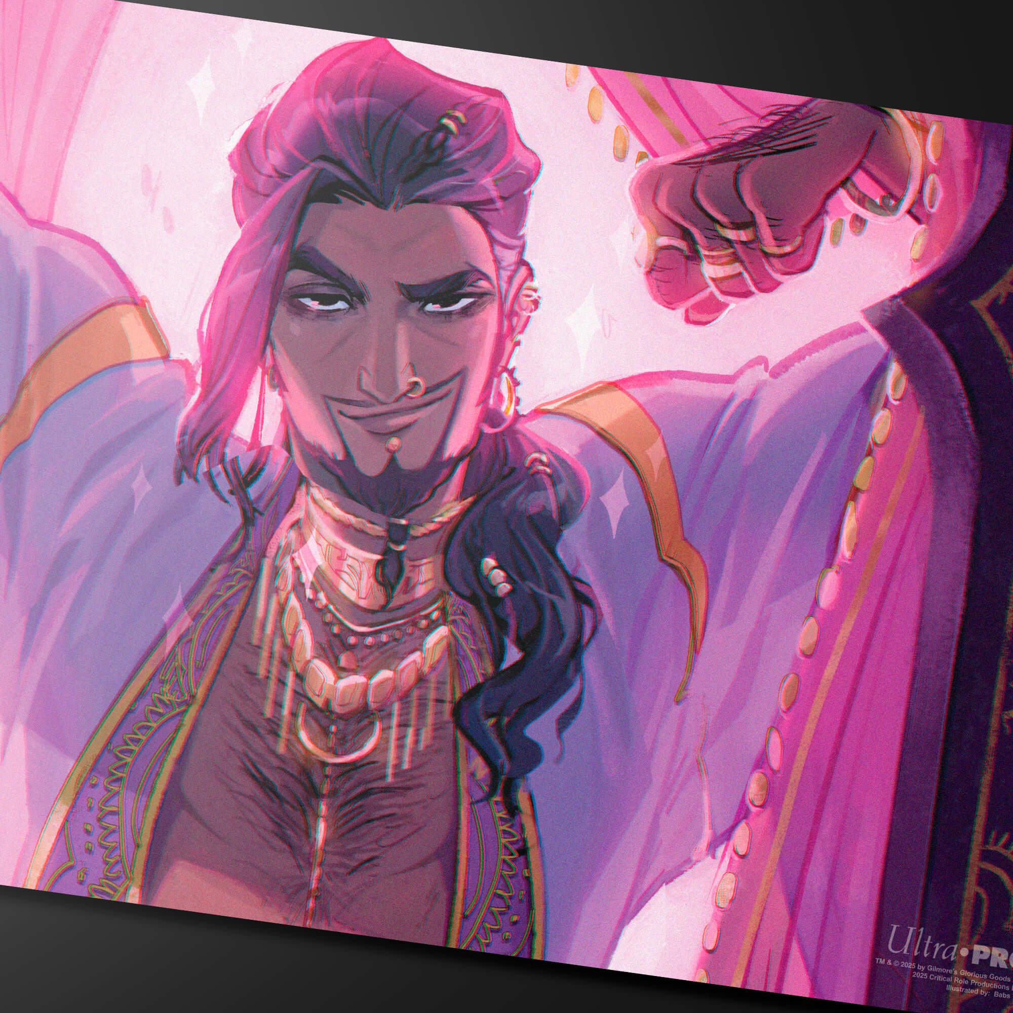ultra-pro-critical-role-pinups-shaun-gilmore-playmat image 2