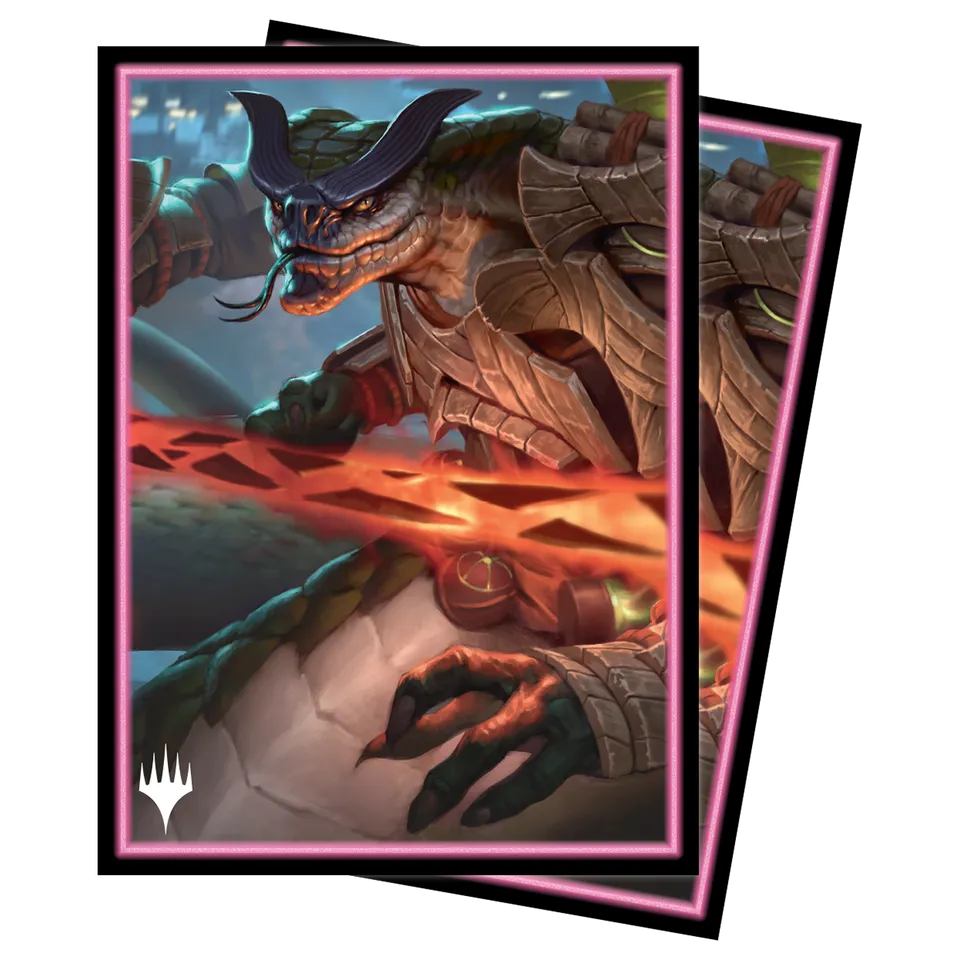 ultra-pro-kamigawa-neon-dynasty-chishiro-the-shattered-blade-standard-deck-prote image 1