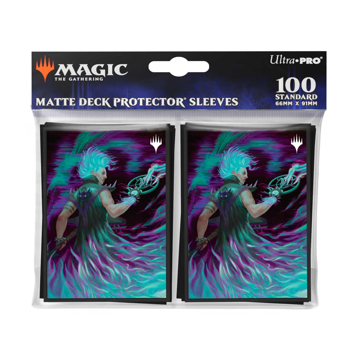 ultra-pro-100ct-deck-protector-sleeves-aetherdrift-winter-cursed-rider-f-r-magic image 3
