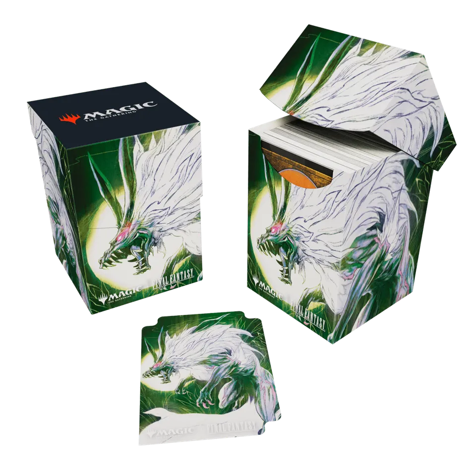 ultra-pro-100-deck-box-magic-the-gathering-final-fantasy-summon-fenrir-f-r-100-k image 1