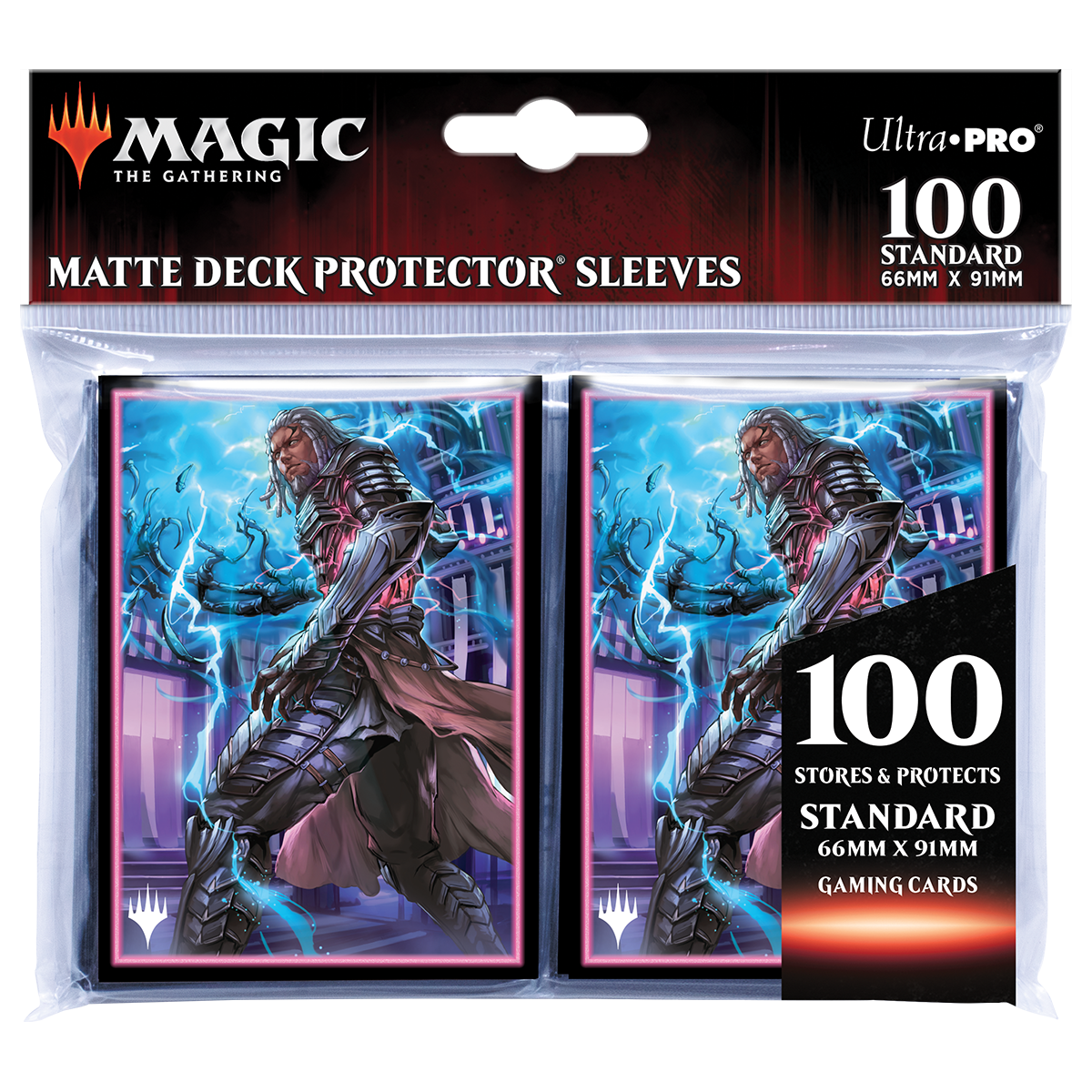 ultra-pro-kamigawa-neon-dynasty-tezzeret-betrayer-of-flesh-standard-deck-protect image 2