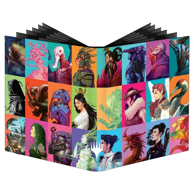 ultra-pro-commander-masters-pop-collage-4-pocket-pro-binder-f-r-magic-the-gather image 1