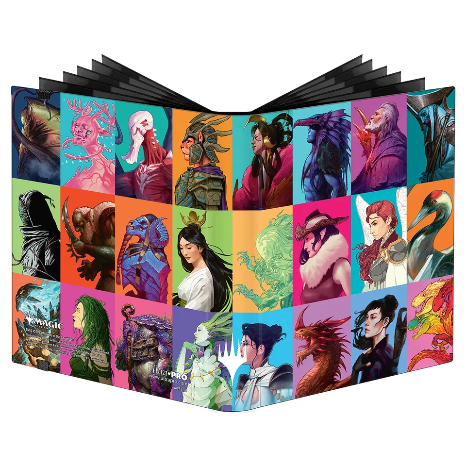 ultra-pro-commander-masters-pop-collage-4-pocket-pro-binder-f-r-magic-the-gather image 1