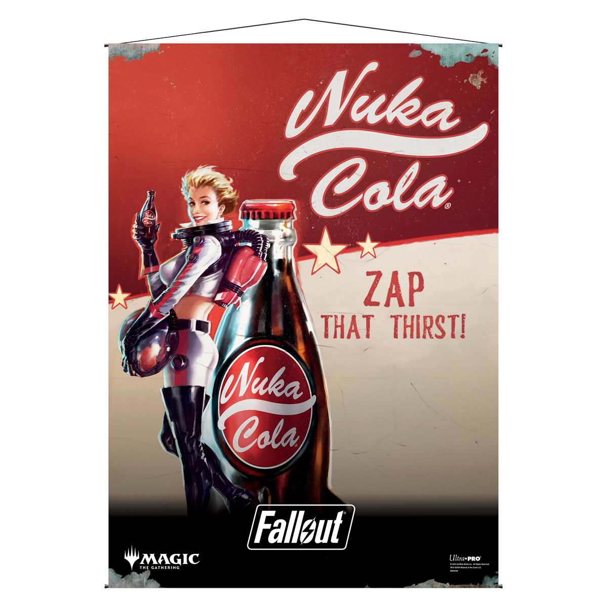 ultra-pro-fallout-nuka-cola-pinup-wandrolle-wall-scroll-f-r-magic-the-gathering image 1