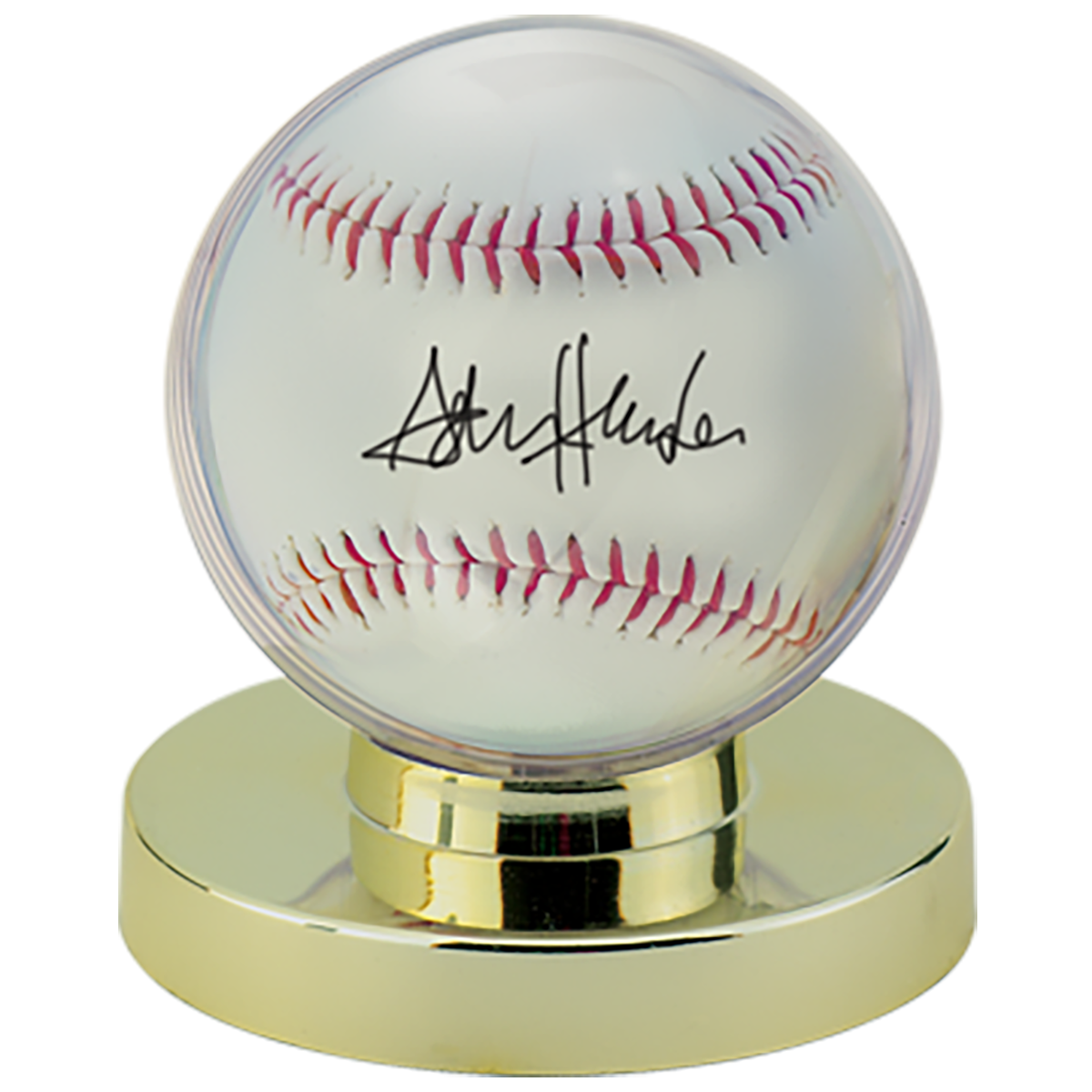ultra-pro-baseball-gold-base-display-holder-acryl-vitrine-mit-goldsockel image 1