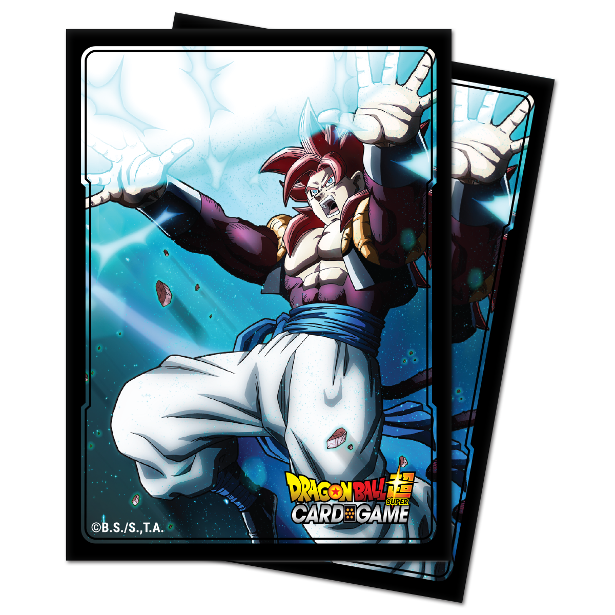 ultra-pro-dragon-ball-super-ss4-gogeta-standard-deck-protector-sleeves-100ct image 1