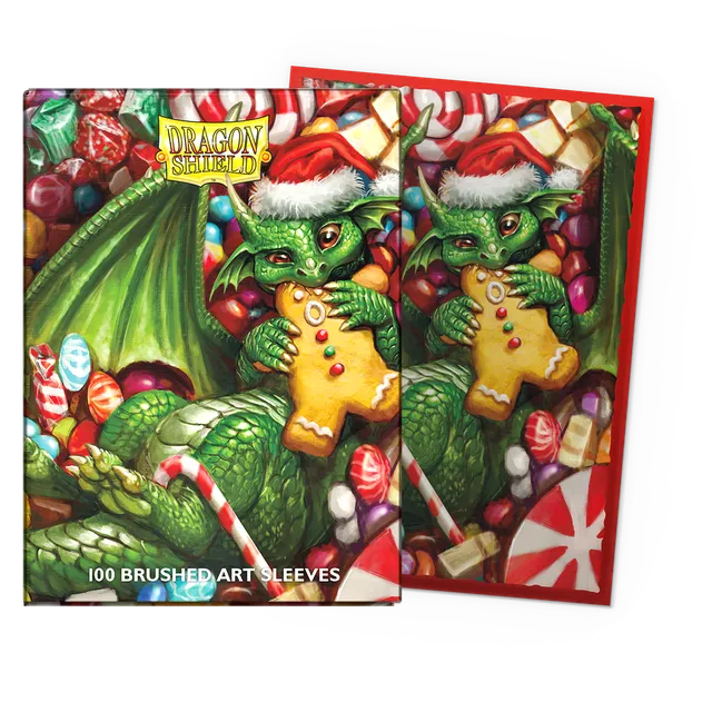 dragon-shield-christmas-2024-brushed-art-sleeves-standard-100-st-ck image 1