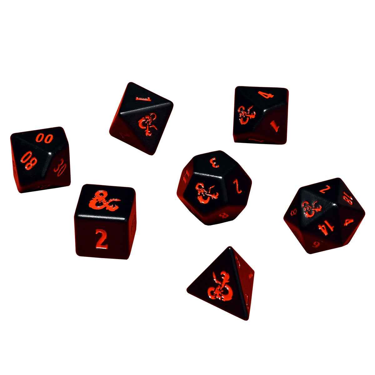 ultra-pro-heavy-metal-premium-rpg-w-rfelset-7-teilig-schwarz-f-r-dungeons-dragon image 2