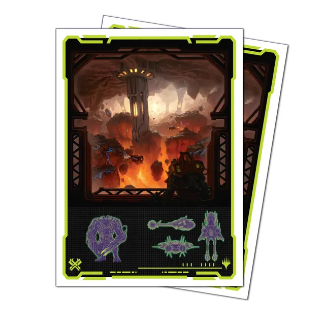 ultra-pro-edge-of-eternities-kavaron-memorial-world-105ct-apex-deck-protector-sl image 1