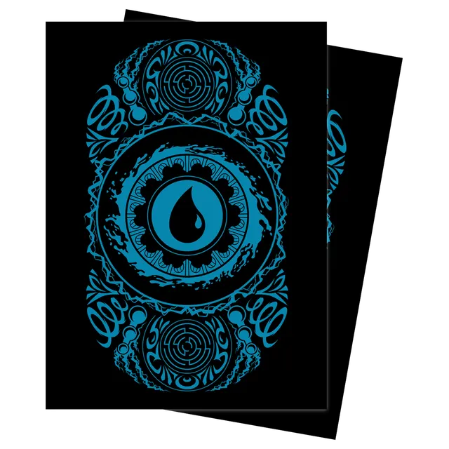 ultra-pro-mana-7-island-deck-protector-sleeves-100ct-blau-f-r-magic-the-gatherin image 1