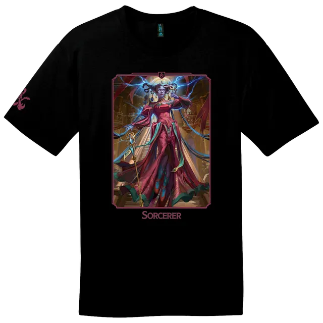 ultra-pro-dungeons-dragons-sorcerer-class-t-shirt-kurzarm-baumwolle image 1