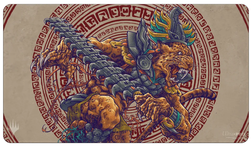 ultra-pro-the-lost-caverns-of-ixalan-sovereign-okinec-ahau-playmat-f-r-magic-the image 1