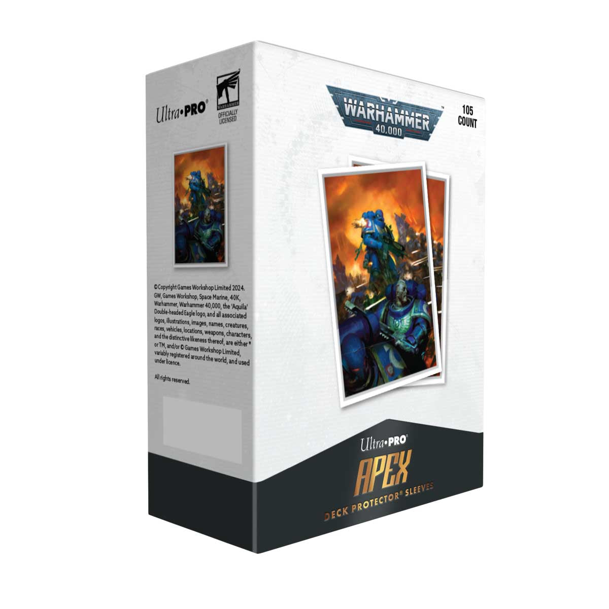 ultra-pro-warhammer-40-000-space-marines-adeptus-astartes-apex-deck-protector-sl image 2
