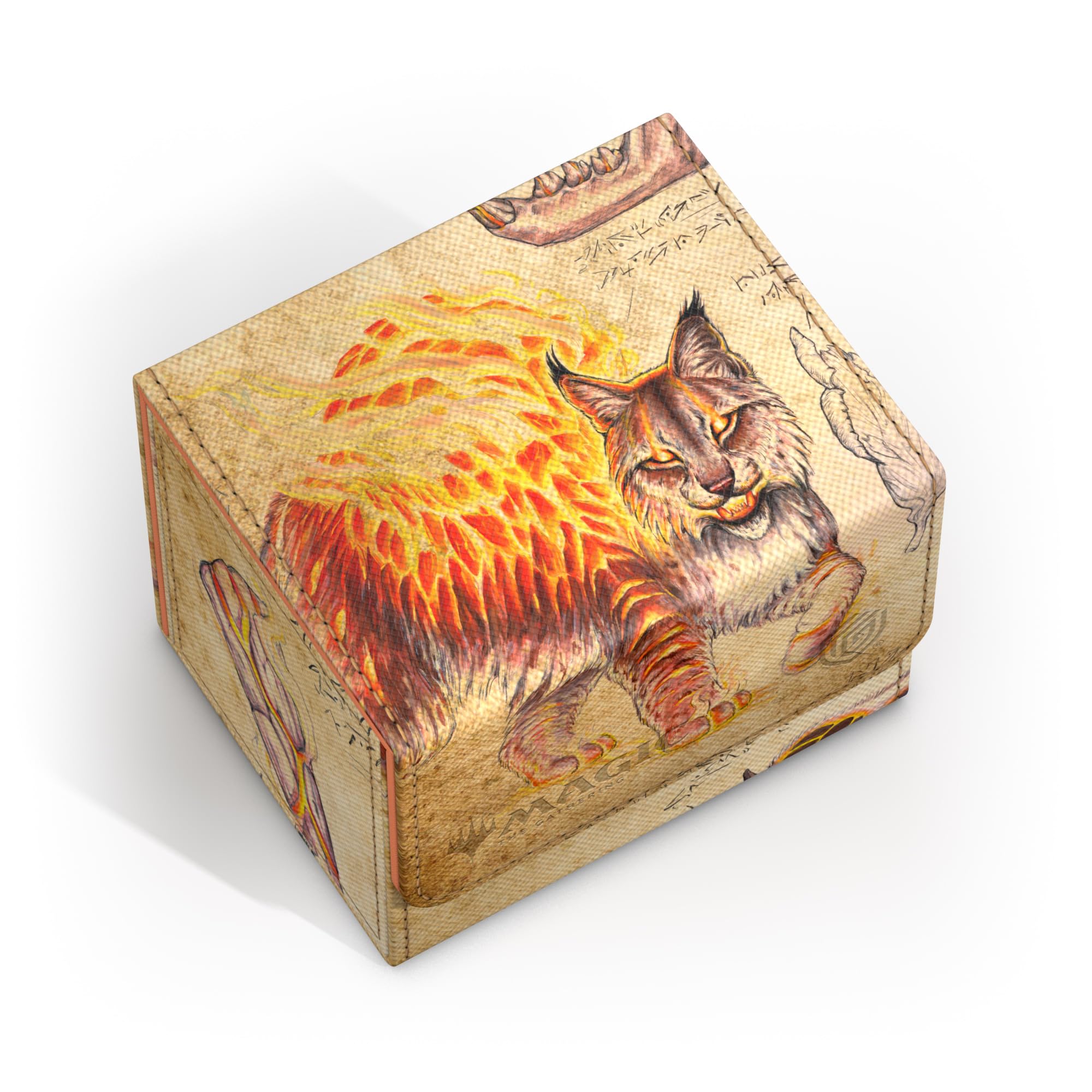 ultimate-guard-sidewinder-100-xenoskin-deckbox-mtg-bloomburrow-sunspine-lynx image 3