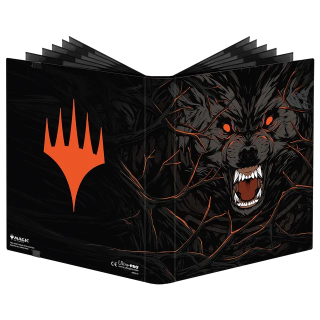 ultra-pro-innistrad-midnight-hunt-draft-booster-key-art-9-pocket-pro-binder image 1