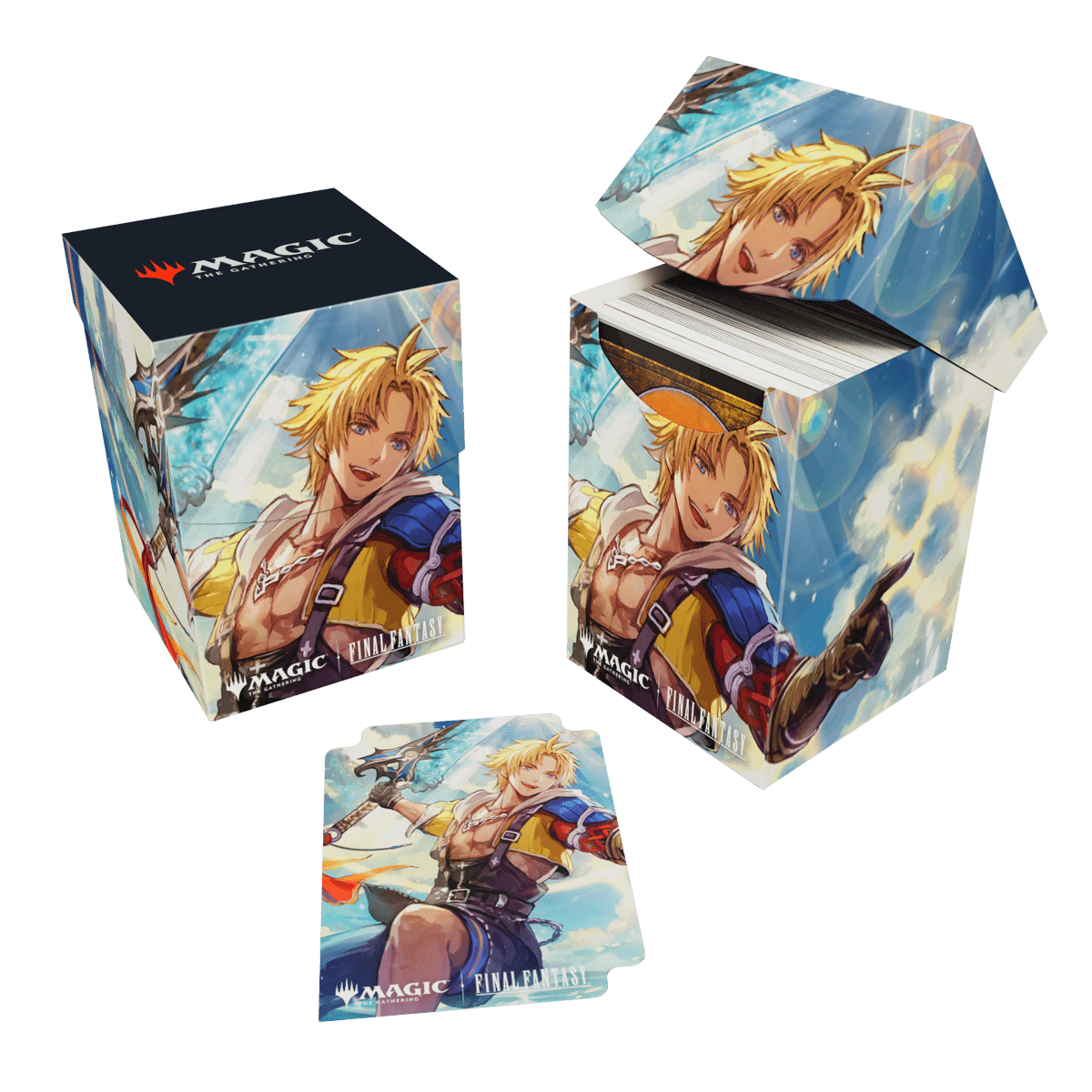 ultra-pro-magic-the-gathering-final-fantasy-tidus-yuna-s-guardian-commander-100- image 1