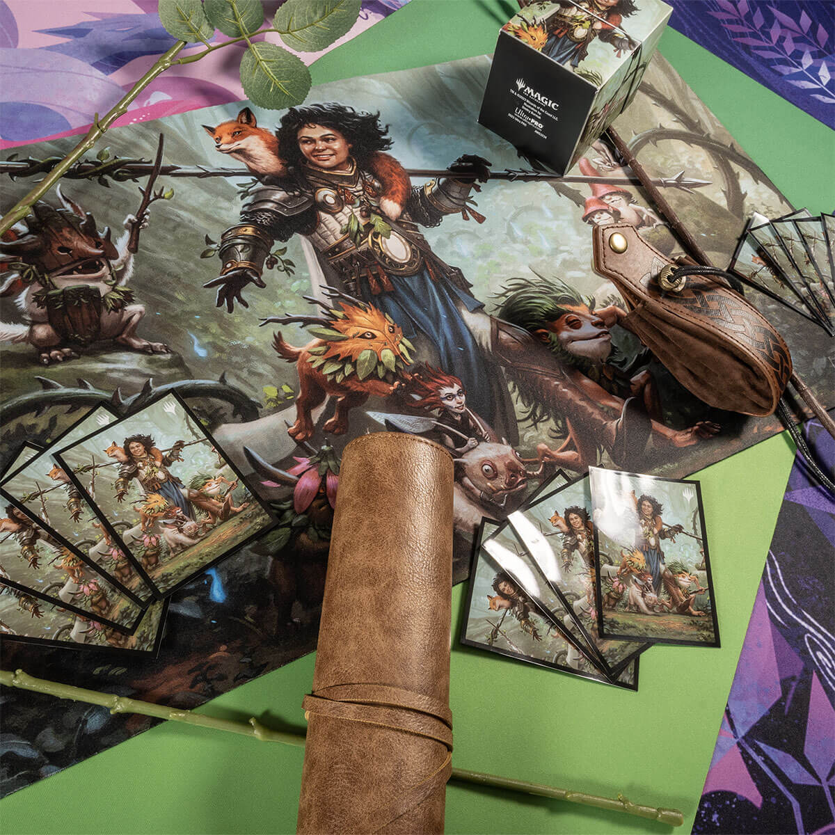 ultra-pro-magic-wilds-of-eldraine-ellivere-100-deck-box-standard image 3