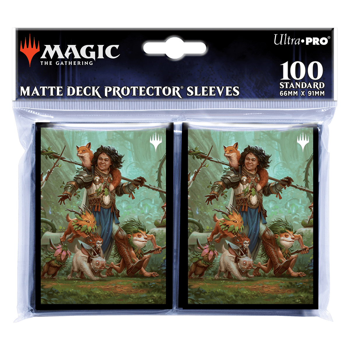ultra-pro-wilds-of-eldraine-ellivere-of-the-wild-court-standard-deck-protector-s image 2