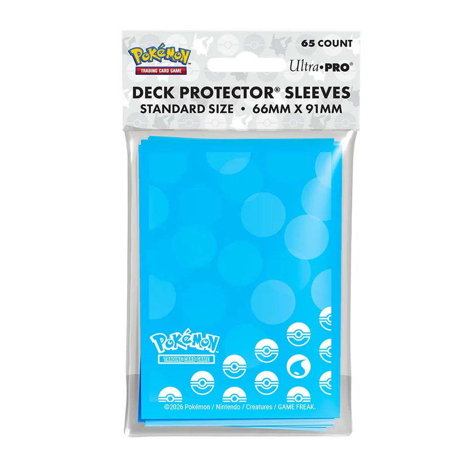 ultra-pro-energy-water-type-65ct-deck-protector-sleeves-f-r-pok-mon image 1